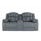 Global Furniture Usa U7068 GREY 10 POWER CONSOLE RECLINING LOVESEAT WITH LED 5737 - alternate 1